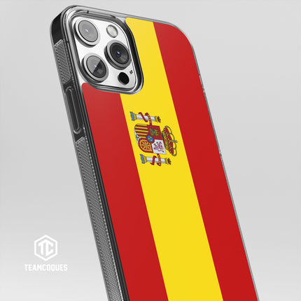 Coque drapeau ESPAGNE 1 personnalisable - TEAMCOQUES