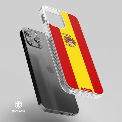 Coque drapeau ESPAGNE 1 personnalisable - TEAMCOQUES