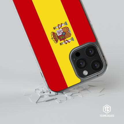 Coque drapeau ESPAGNE 1 personnalisable - TEAMCOQUES