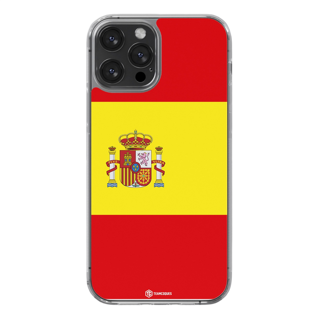 Coque drapeau ESPAGNE 2 personnalisable - TEAMCOQUES