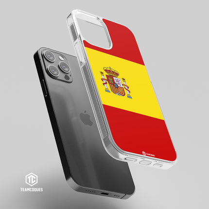 Coque drapeau ESPAGNE 2 personnalisable - TEAMCOQUES