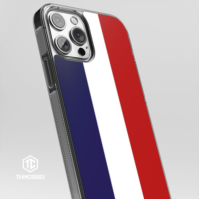 Coque drapeau FRANCE 1 personnalisable - TEAMCOQUES