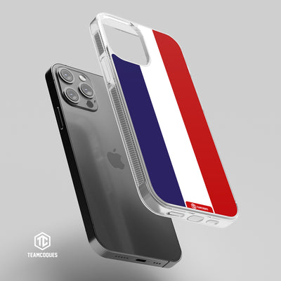 Coque drapeau FRANCE 1 personnalisable - TEAMCOQUES