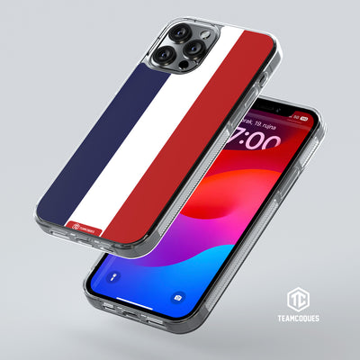 Coque drapeau FRANCE 1 personnalisable - TEAMCOQUES