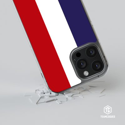 Coque drapeau FRANCE 1 personnalisable - TEAMCOQUES