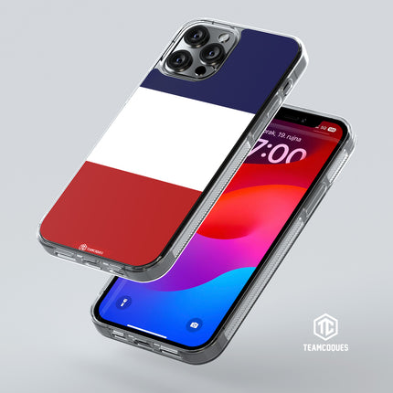 Coque drapeau FRANCE 2 personnalisable - TEAMCOQUES