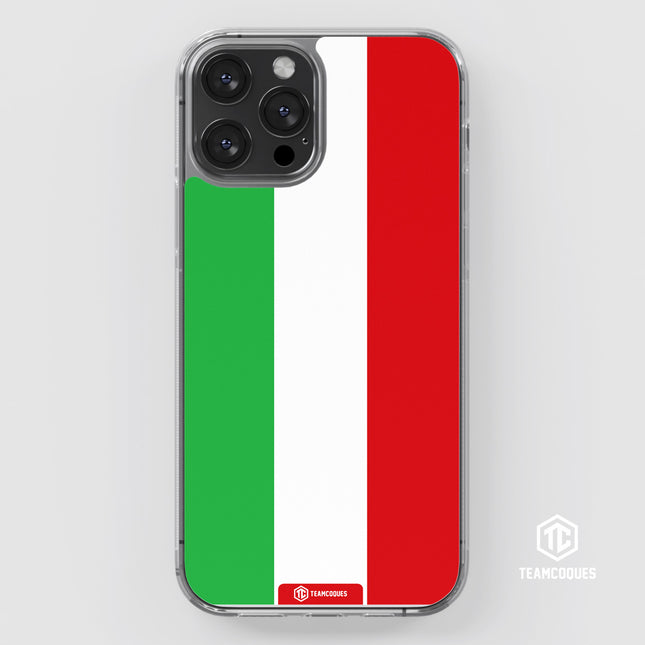 Coque drapeau ITALIE 1 personnalisable - TEAMCOQUES
