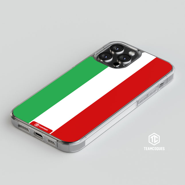 Coque drapeau ITALIE 1 personnalisable - TEAMCOQUES
