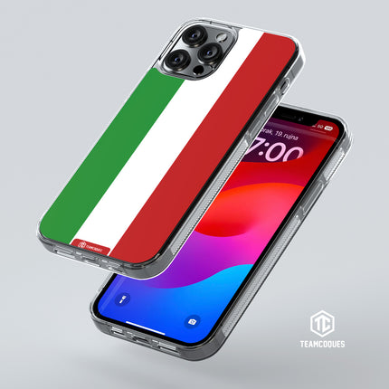 Coque drapeau ITALIE 1 personnalisable - TEAMCOQUES