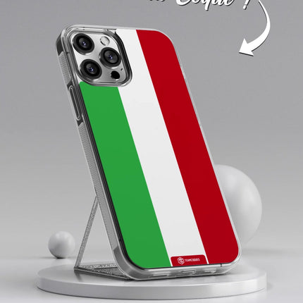 Vidéo Coque drapeau ITALIE 1 personnalisable - TEAMCOQUES