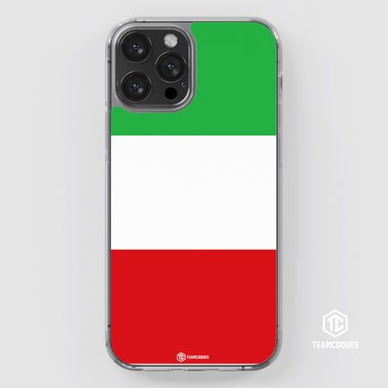 Coque drapeau ITALIE 2 personnalisable - TEAMCOQUES