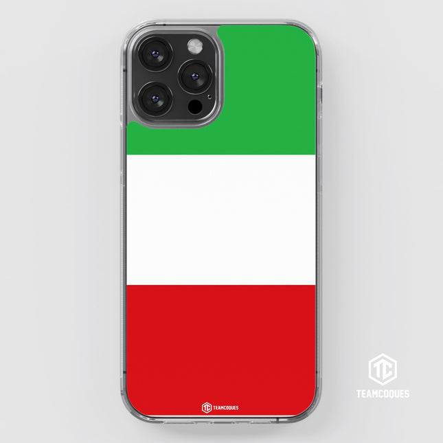 Coque drapeau ITALIE 2 personnalisable - TEAMCOQUES