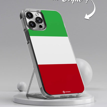 Vidéo Coque drapeau ITALIE 2 personnalisable - TEAMCOQUES