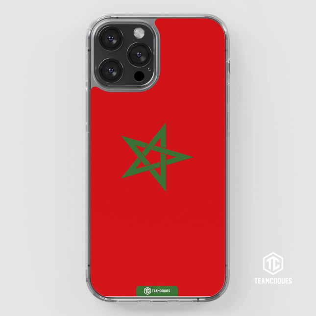 Coque drapeau MAROC personnalisable - TEAMCOQUES