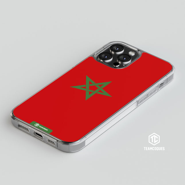 Coque drapeau MAROC personnalisable - TEAMCOQUES