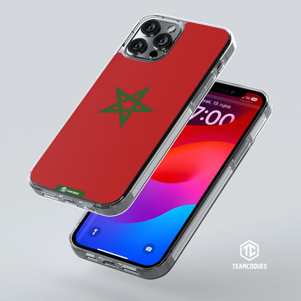 Coque drapeau MAROC personnalisable - TEAMCOQUES