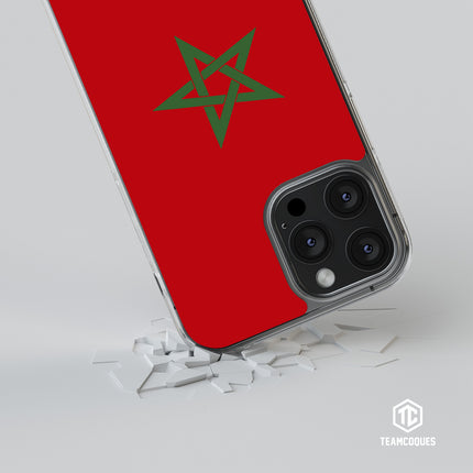 Coque drapeau MAROC personnalisable - TEAMCOQUES