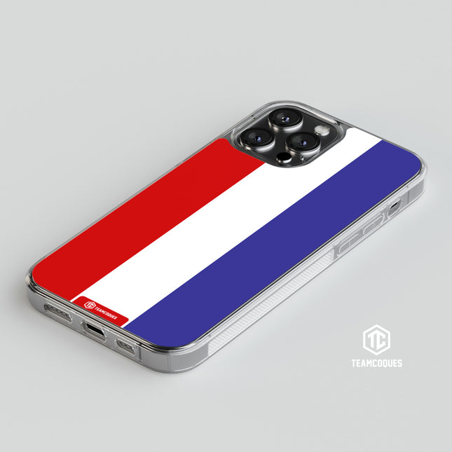 Coque drapeau PAYS-BAS 1 HOLLANDE personnalisable - TEAMCOQUES