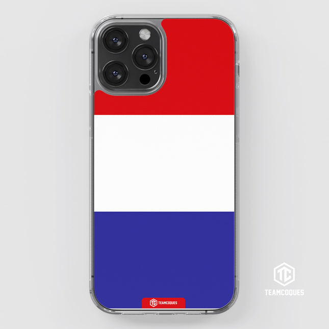 Coque drapeau PAYS-BAS 2 HOLLANDE personnalisable - TEAMCOQUES