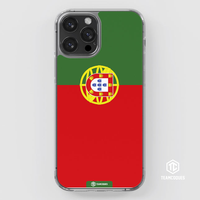 Coque drapeau PORTUGAL personnalisable - TEAMCOQUES