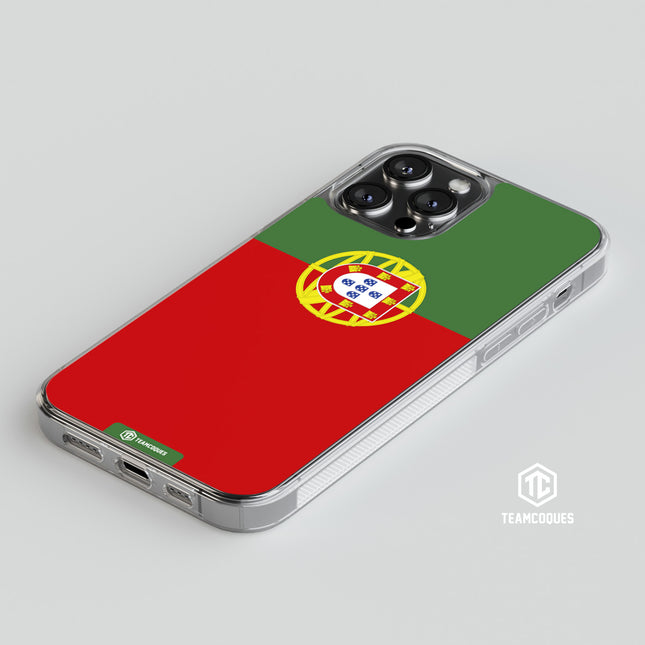 Coque drapeau PORTUGAL personnalisable - TEAMCOQUES
