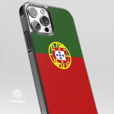 Coque drapeau PORTUGAL personnalisable - TEAMCOQUES