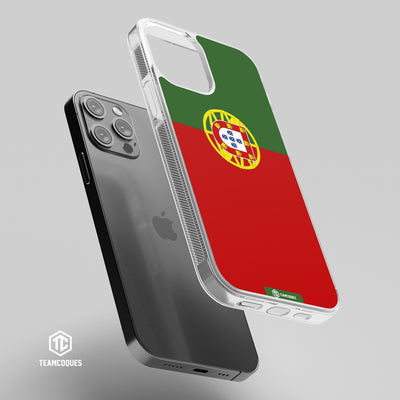 Coque drapeau PORTUGAL personnalisable - TEAMCOQUES