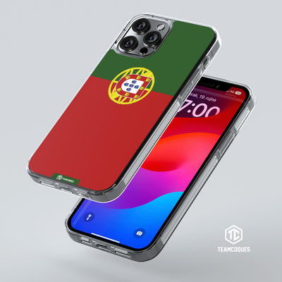 Coque drapeau PORTUGAL personnalisable - TEAMCOQUES