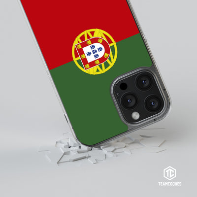 Coque drapeau PORTUGAL personnalisable - TEAMCOQUES