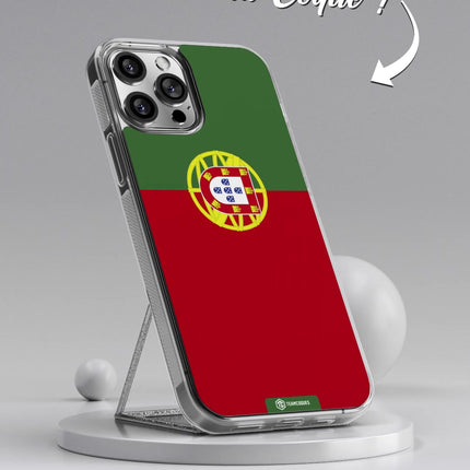 Vidéo Coque drapeau PORTUGAL personnalisable - TEAMCOQUES
