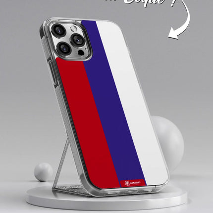 Vidéo Coque drapeau RUSSIE 1 personnalisable - TEAMCOQUES