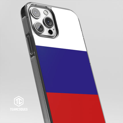 Coque drapeau RUSSIE 2 personnalisable - TEAMCOQUES