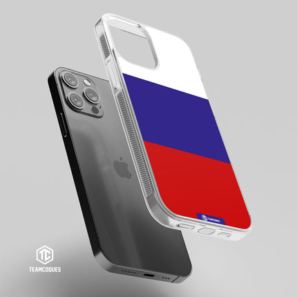 Coque drapeau RUSSIE 2 personnalisable - TEAMCOQUES