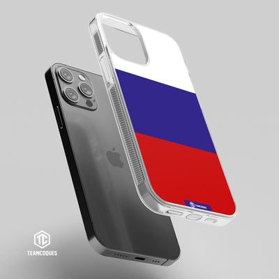 Coque drapeau RUSSIE 2 personnalisable - TEAMCOQUES