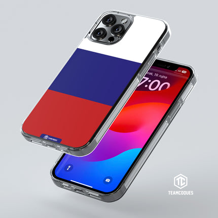 Coque drapeau RUSSIE 2 personnalisable - TEAMCOQUES
