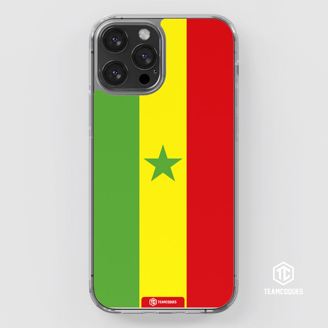 Coque drapeau SENEGAL 1 personnalisable - TEAMCOQUES