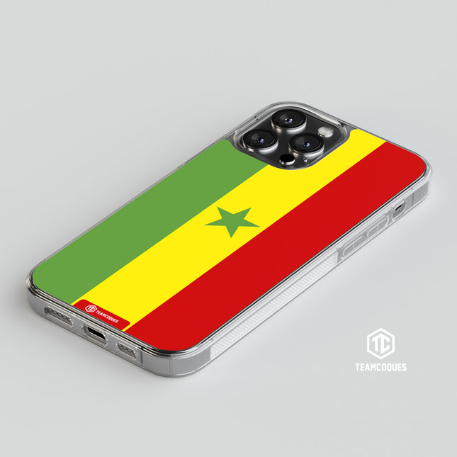 Coque drapeau SENEGAL 1 personnalisable - TEAMCOQUES