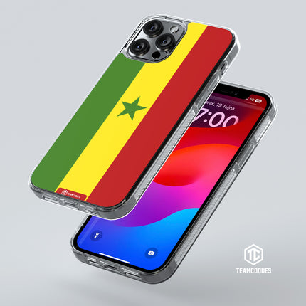 Coque drapeau SENEGAL 1 personnalisable - TEAMCOQUES