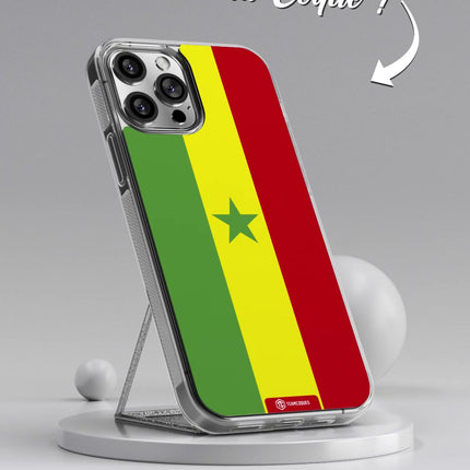Vidéo Coque drapeau SENEGAL 1 personnalisable - TEAMCOQUES