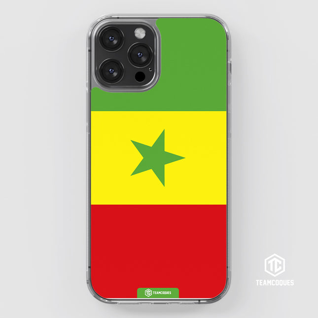 Coque drapeau SENEGAL 2 personnalisable - TEAMCOQUES