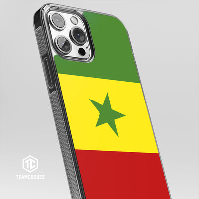 Coque drapeau SENEGAL 2 personnalisable - TEAMCOQUES