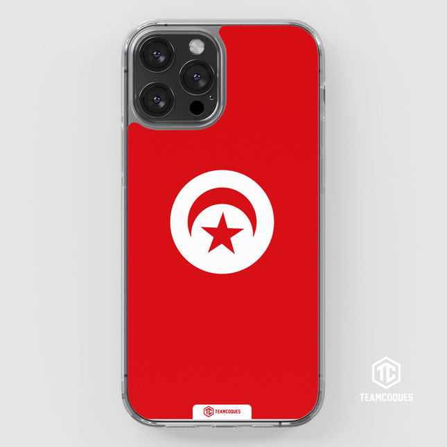 Coque drapeau TUNISIE personnalisable - TEAMCOQUES