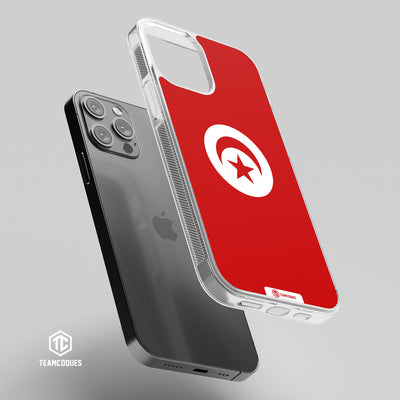 Coque drapeau TUNISIE personnalisable - TEAMCOQUES