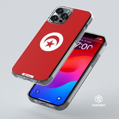 Coque drapeau TUNISIE personnalisable - TEAMCOQUES
