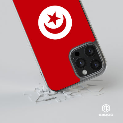 Coque drapeau TUNISIE personnalisable - TEAMCOQUES