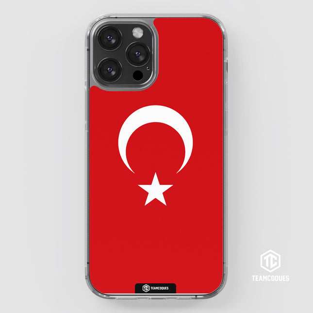 Coque drapeau TURQUIE personnalisable - TEAMCOQUES