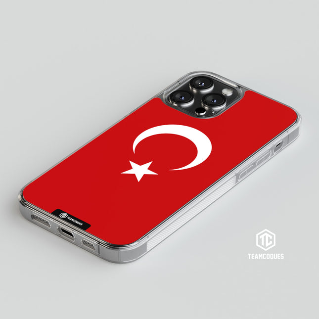 Coque drapeau TURQUIE personnalisable - TEAMCOQUES