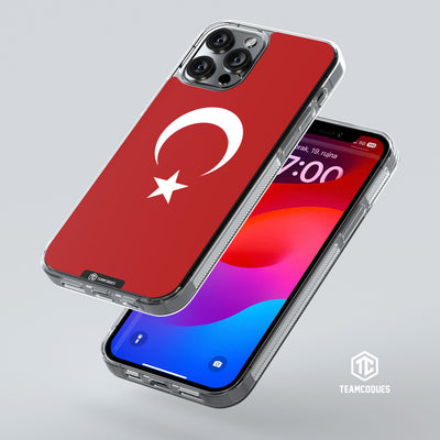 Coque drapeau TURQUIE personnalisable - TEAMCOQUES