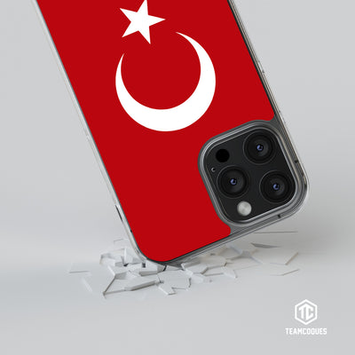 Coque drapeau TURQUIE personnalisable - TEAMCOQUES