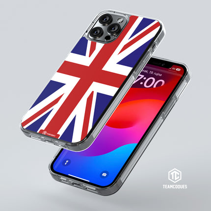 Coque drapeau UNION JACK UK ROYAUME-UNI ANGLETERRE personnalisable - TEAMCOQUES